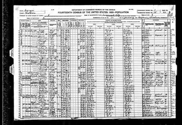 1920 US Census
